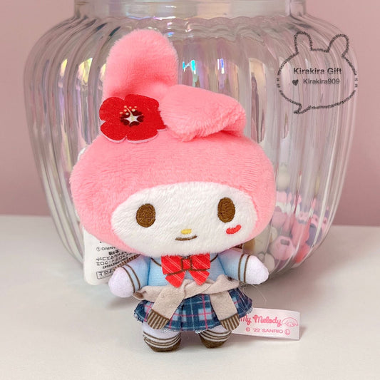 My Melody Heisei School Uniform Heart plush charm
